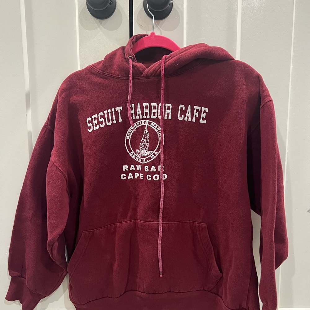 Girls maroon sweatshirt size 10